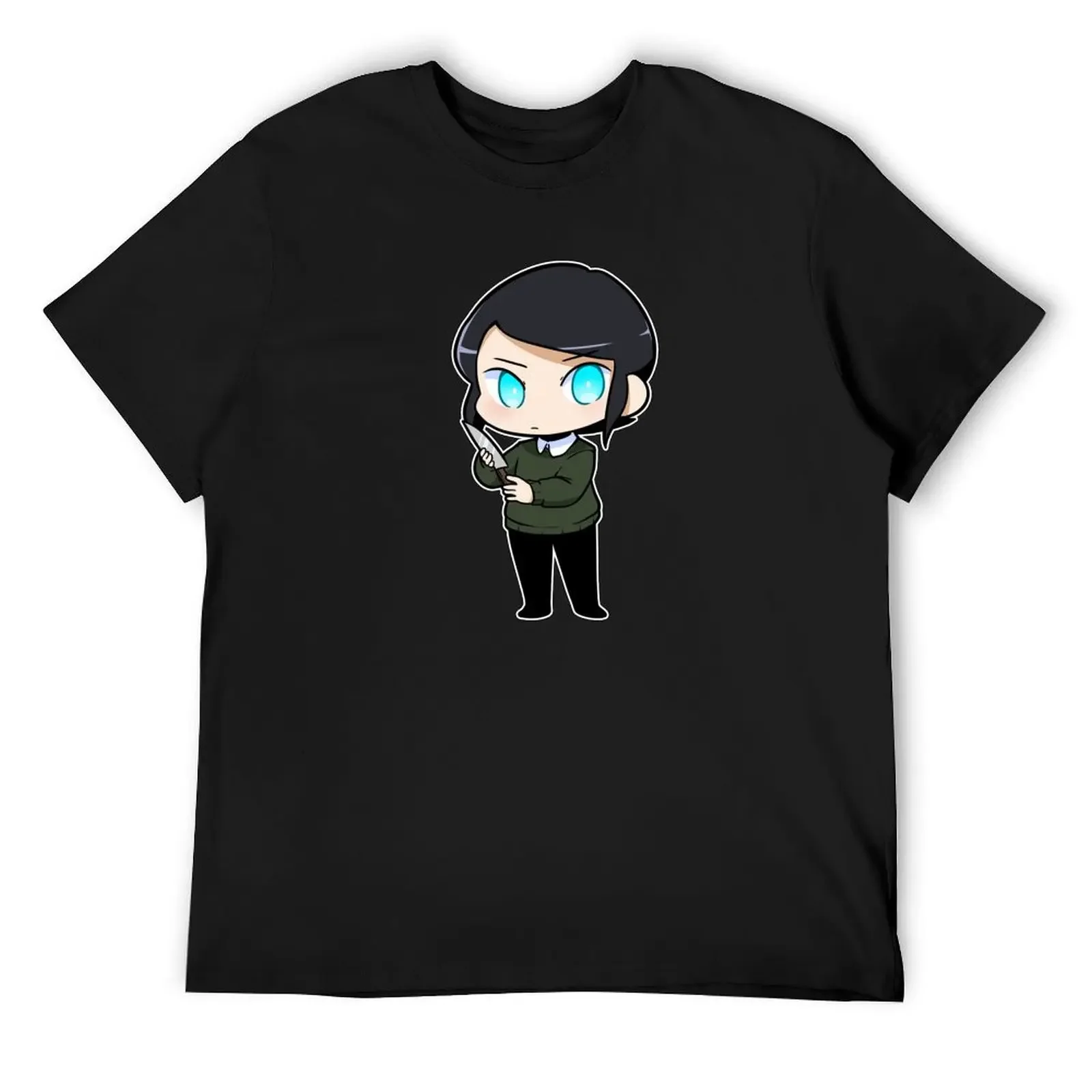 

Tobias Chibi T-Shirt vintage anime shirt customs graphic t shirts Men's cotton t-shirt