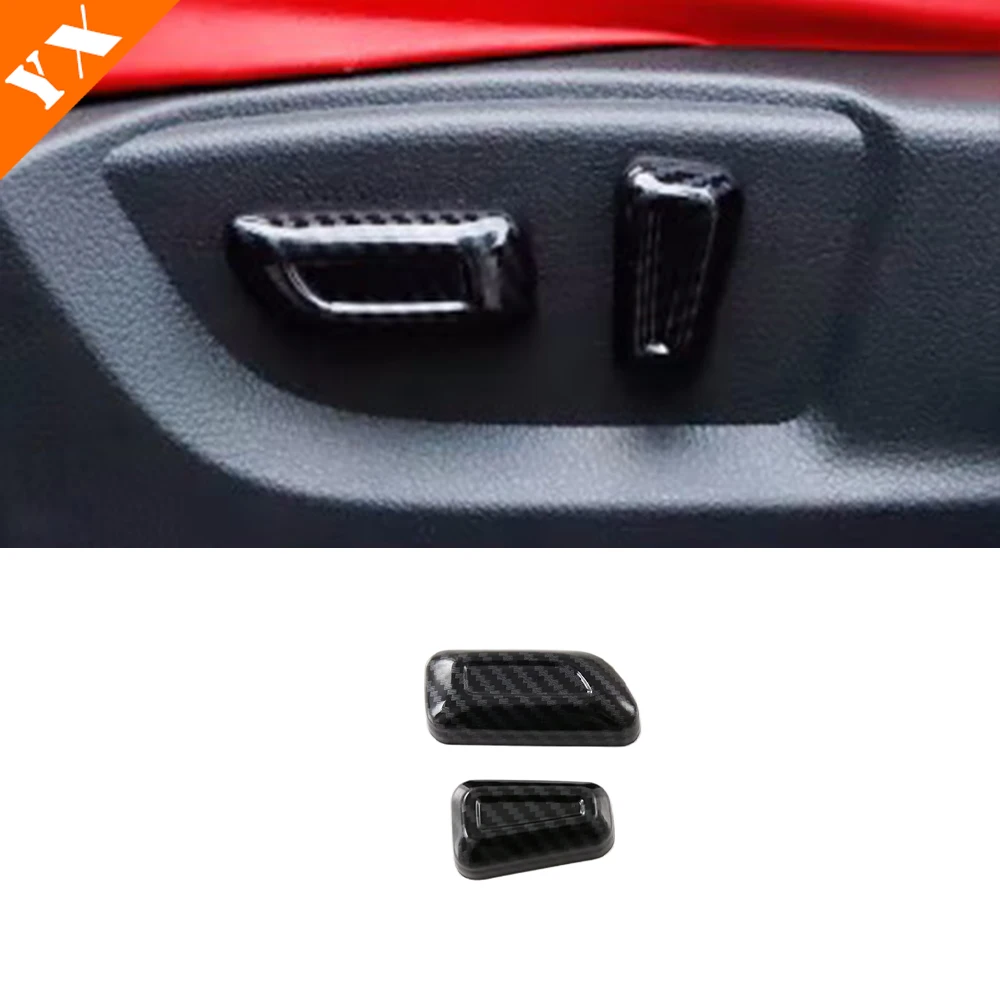 Car Carbon Trim Interior Moulding Window Lift Center Console Panel Inner Handle For Mitsubishi Eclipse Cross 2018-2022