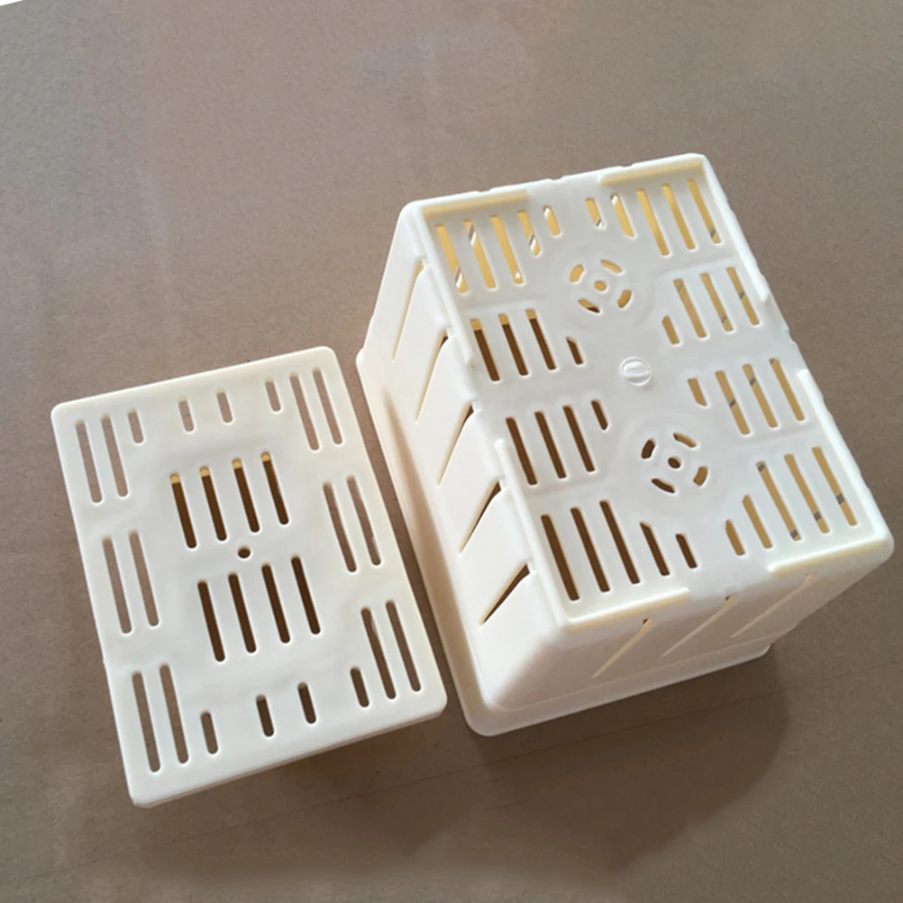 

Plastic Tofu Cutter Press Mold Maker Diy Kitchen Tool Food Grade Harmless Easy Cut Jelly Pastries Yellow Box Tofu Making