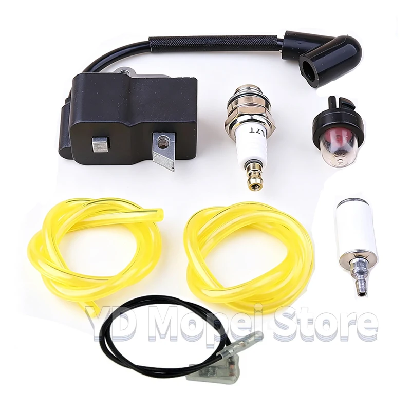 Ignition Coil Kit For Husqvarna 125B 125BVX 125BX Leaf Blower RedMax HB281, Replace 545108101 585836101