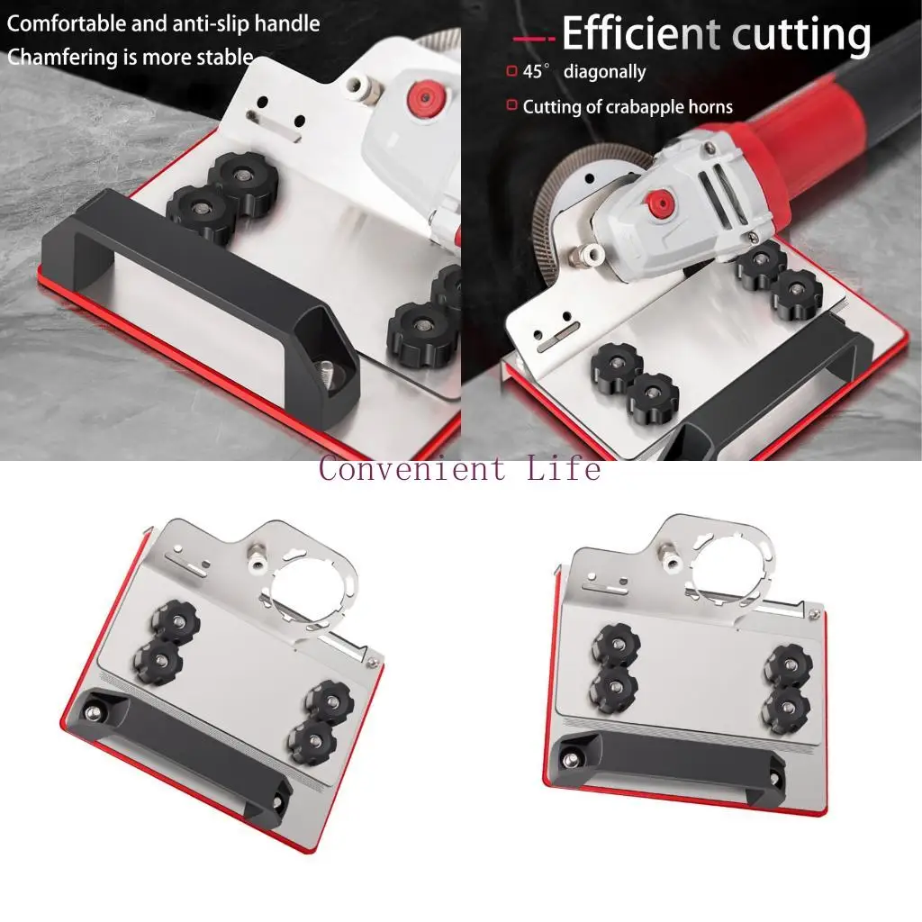 

L1EE Точность 45 ° Инструмент для снятия фаски по краям плитки со стабилизирующей системой зажимов, совместимый с подставкой для шлифовальных станков типа 100.