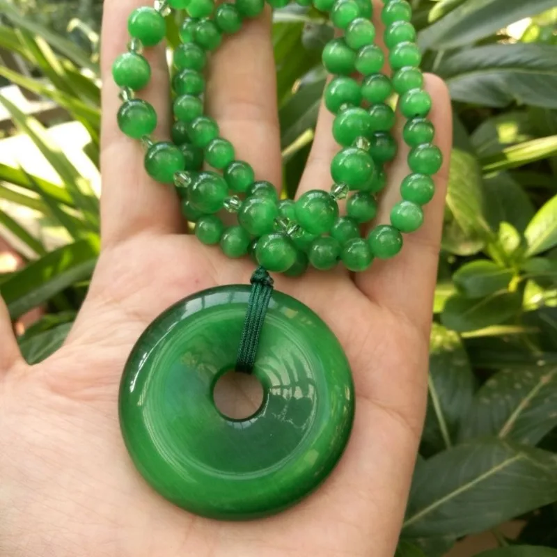 

Natural Simple and Colorful Opal Pendant, Crystal Necklace, Buddha Bead Pendant