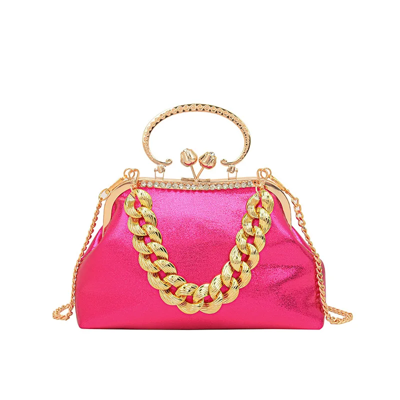 Top Brand Shoulder Bag Women Shell Clip Clutch Purse 2026 Winter Green Gold Silvery Black Coffee Handbag Designer Crossbody Bag view 5