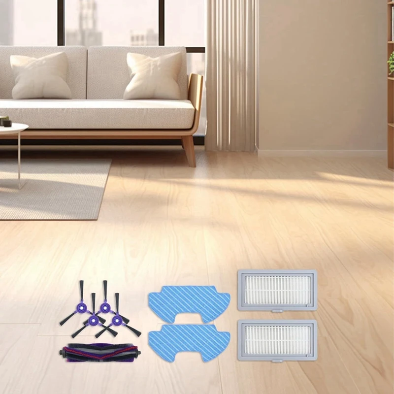AAAN-Per Samsung Powerbot VR05R503/SA DJ81-00167A Mop Spazzola Spazzole Laterali Filtro Robot Aspirapolvere Parti