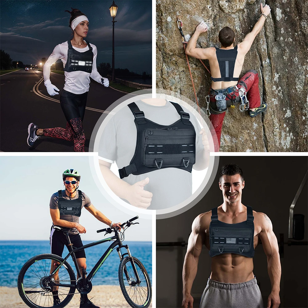 Chest Bag Men's One Shoulder Crossbody Bag Large Capacity Outdoor Sports And Leisure Fashion Small Shoulder Bag Large Capacit view 6