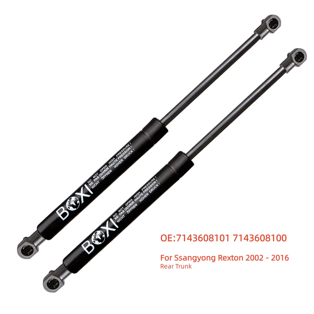 

BOXI 2Pcs Rear Boot Shock Gas Spring Lift Support 7143608101 7143608100 For Ssangyong Rexton 2002 - 2016 Lift Struts