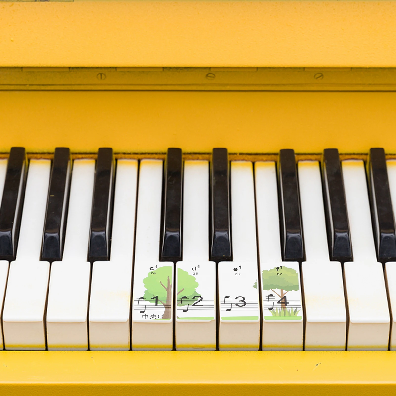 

Piano Keys Sticker Waterproof Stickers Pad for Learning Keyboard Printable Adults Full Size Paper Beginner