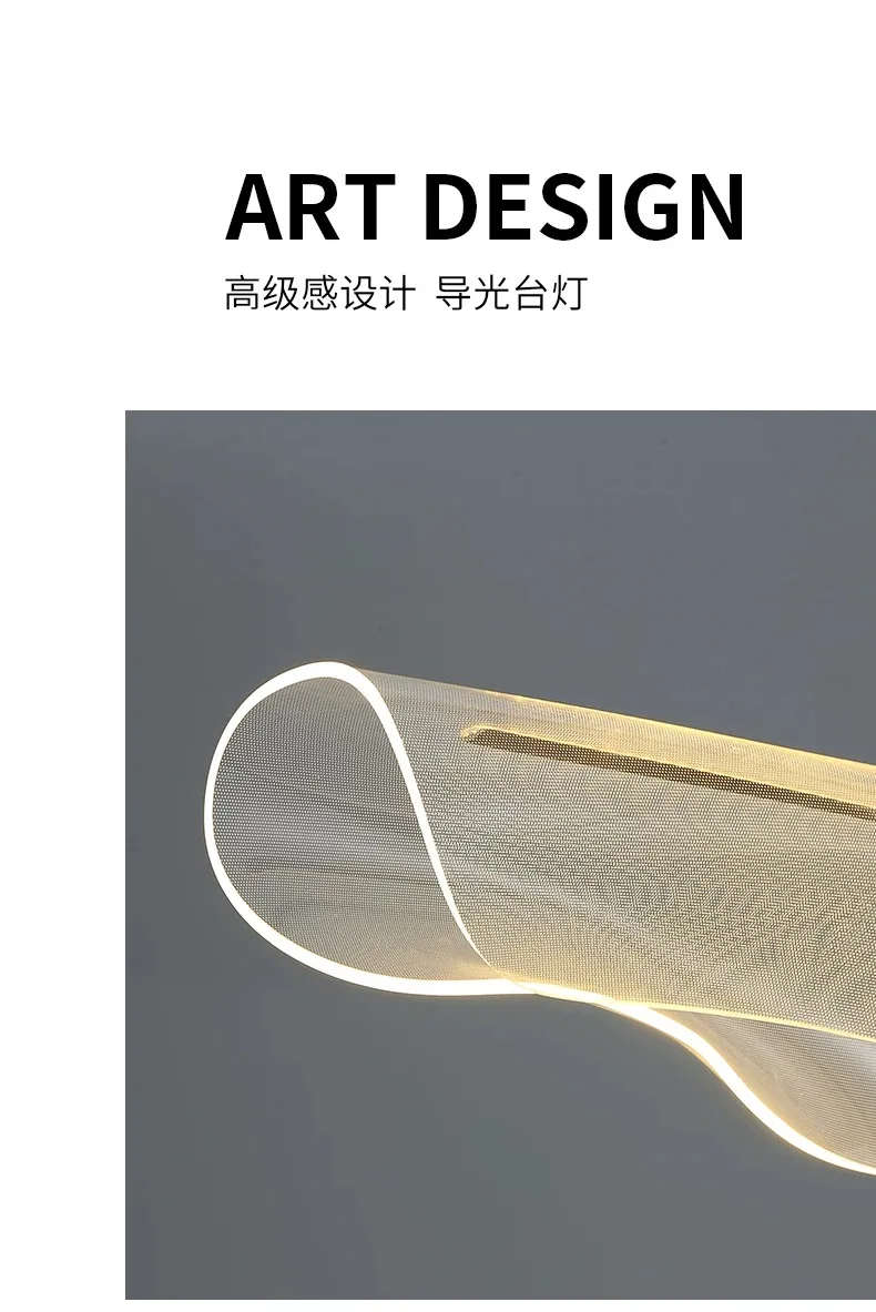 Modern Minimalist LED Acrylic Chandelier for Living Room Dining Room Dining Table Kitchen Home Decoration Chandelier