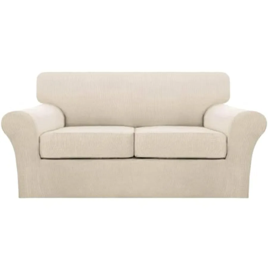 

Комплект из 3 чехлов для дивана на 2 места, мягкий, моющийся, с 2 отдельными чехлами для подголовников