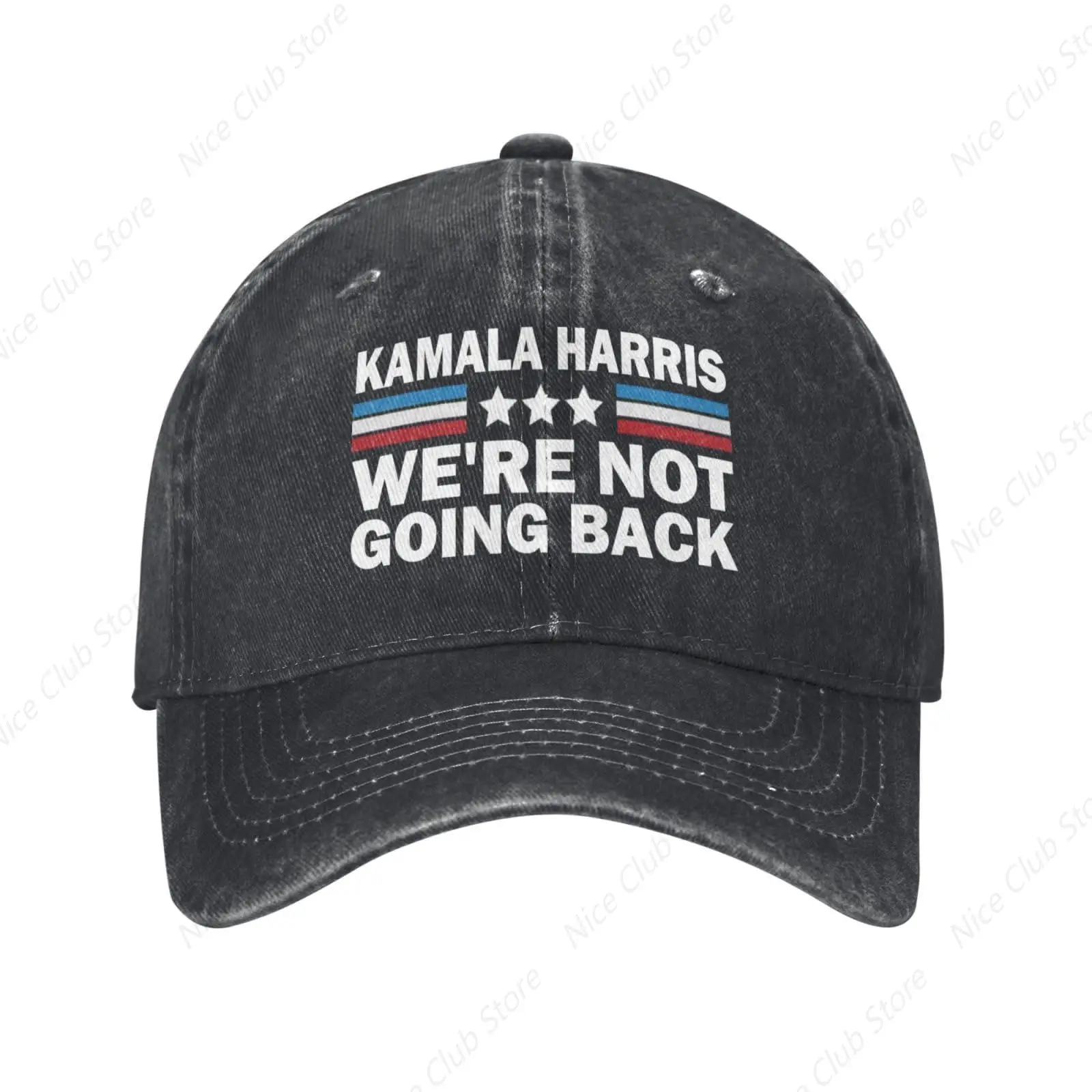 We're Not Going Back Kamala Harris 2024 Hat Classic Fashion Hat Adjustable Cap for Men Women