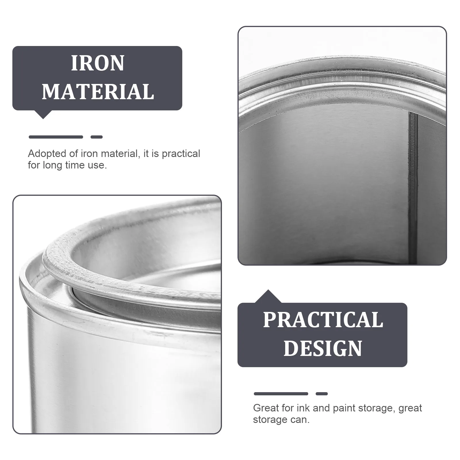 

8 PCS Paint Adjustment Can Practical Craft Ink Storage Cans Container Home Printing