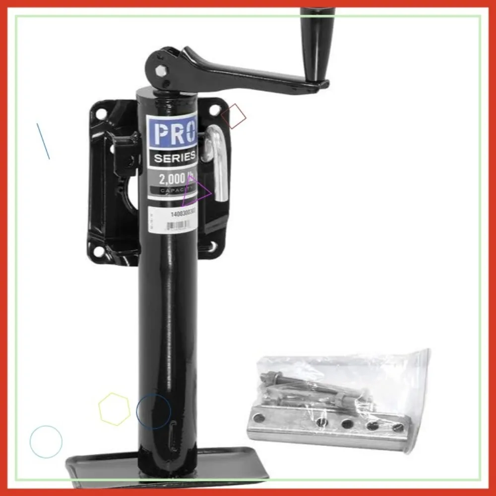 

Pro Series Bolt-On Jack, Heavy-Duty Lifting Tool for Vehicles, Black Finish