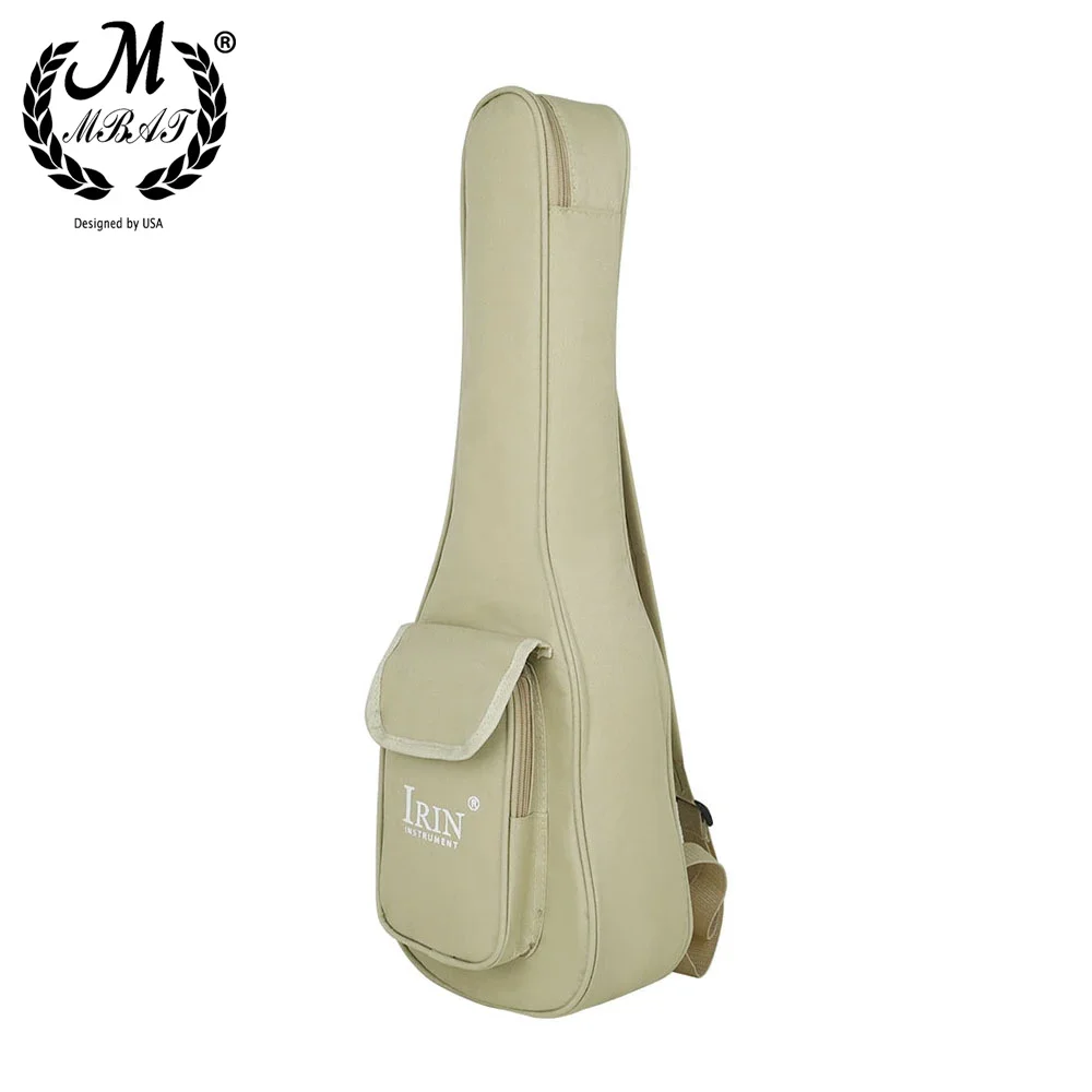 IRIN 24 Inch Waterproof Ukulele Backpack Case – Padded Cotton Gig Bag with Adjustable Shoulder Straps Lightweight Ukulele Bag
