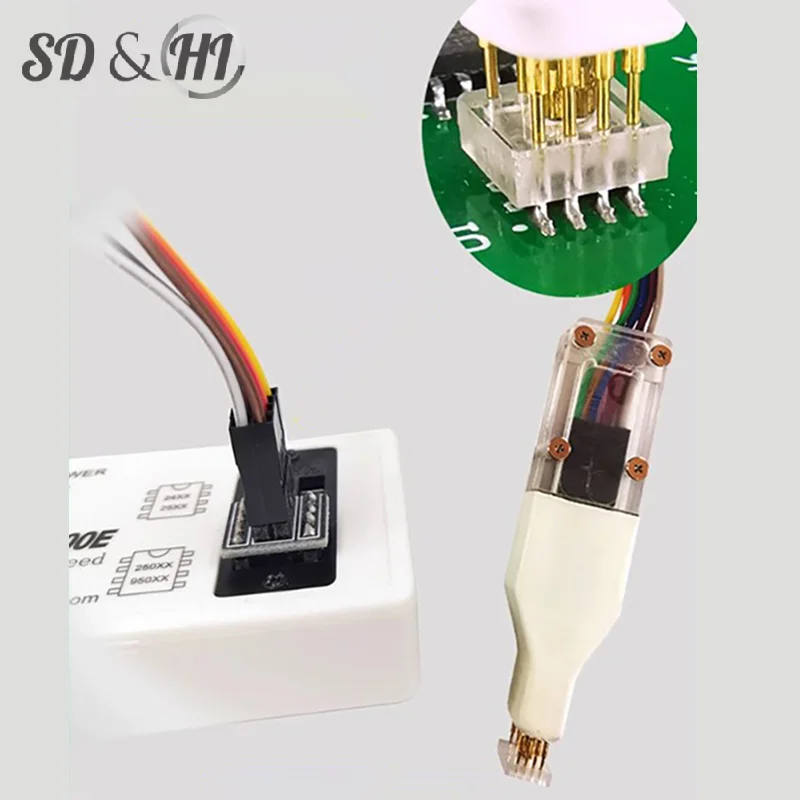 Sop8 W-son Chip Download Burn Write Probe Spring Needle Flash Eeprom Chip Burner Cable