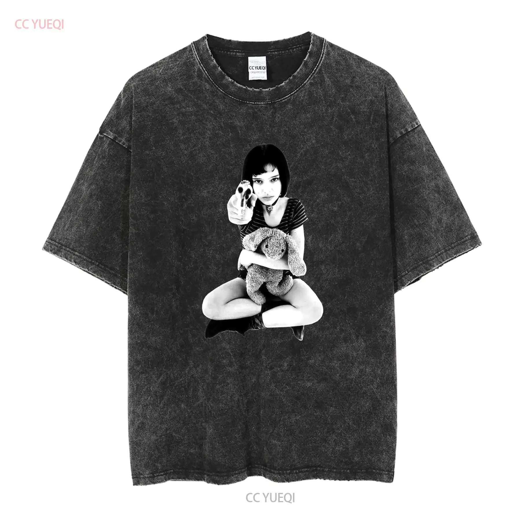 E1SYNDICATE T SHIRT LEON THE PROFESSIONAL MATHILDA TAXI DRIVER LOLITA GUN 4833 long or short sleeves vintage Washed Soft view 2