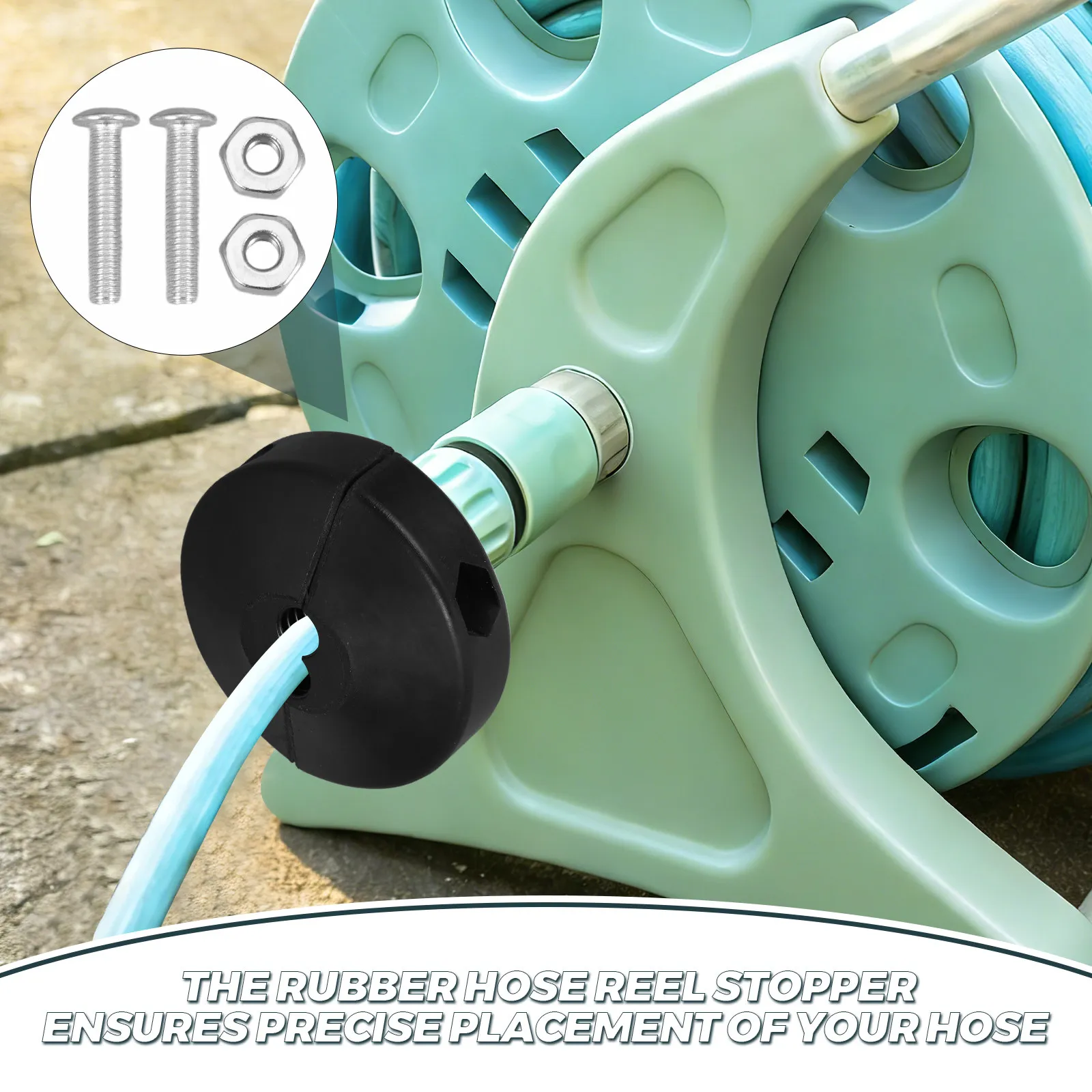 1 Piece Self Winding Hose Reel Component for Water Garden Tools Leak Proof Swivel Joint and Brass Fittings Reliable Operation view 5