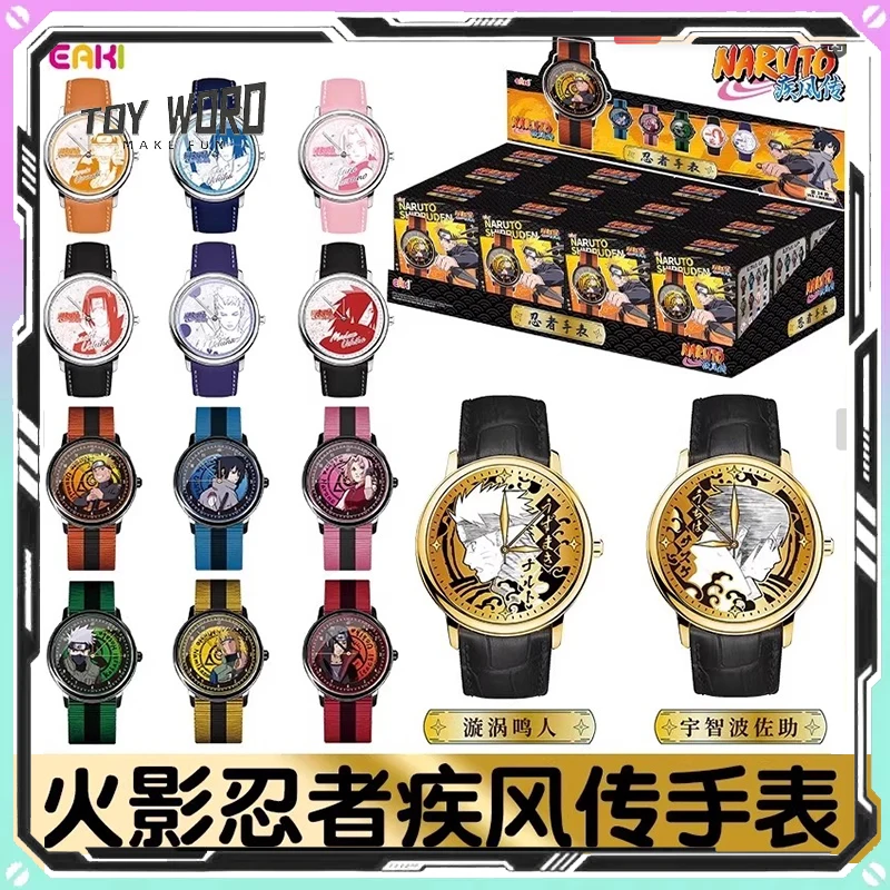 

Новый EAKI Blind Box, натуральная серия часов Наруто, загадочная коробка, аниме-фигурка Наруто Саске, Коллекционная игрушка на заказ, орнамент, подарок для мальчика