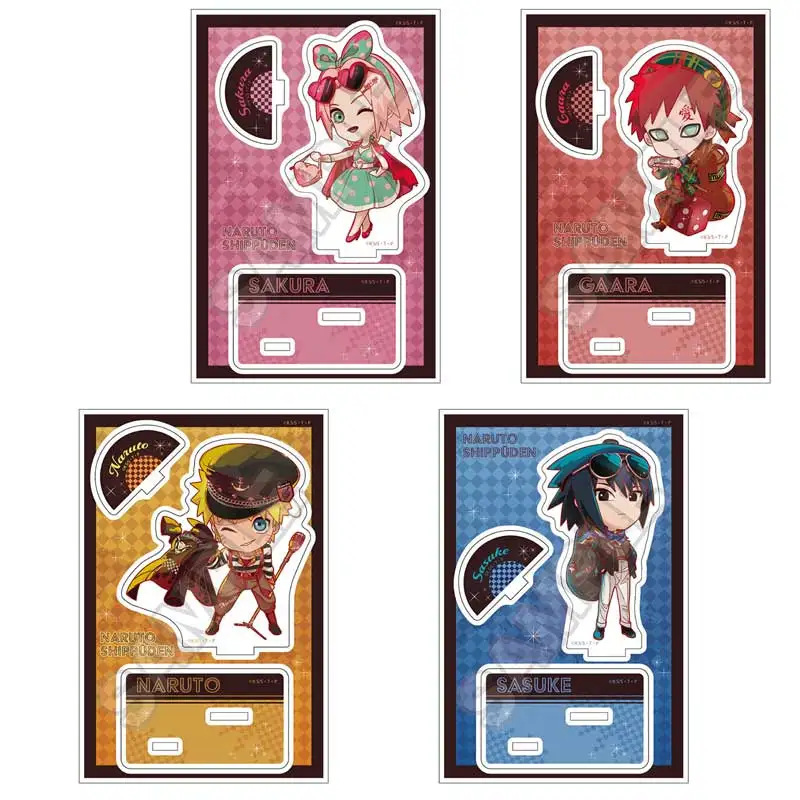 

Anime Peripherals Gaara Figure Double-sided Stand Sasuke Uchiha Figurine Badge Itachi Uchiha Acrylic Pendant Decoration Toys