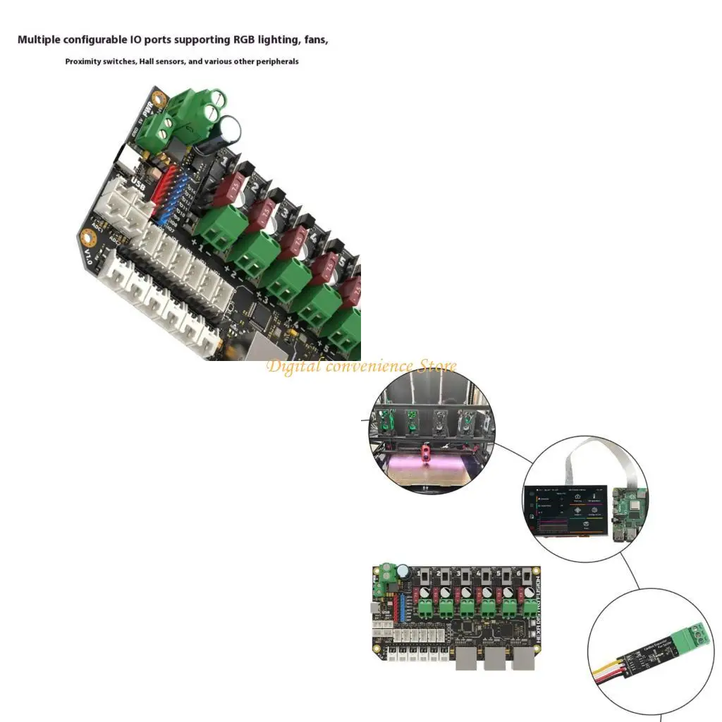 

97QA Highly power 6 Channel USB CANBUS Hubs With STM32F072 MCUs And Hall Sensorings Compatibility