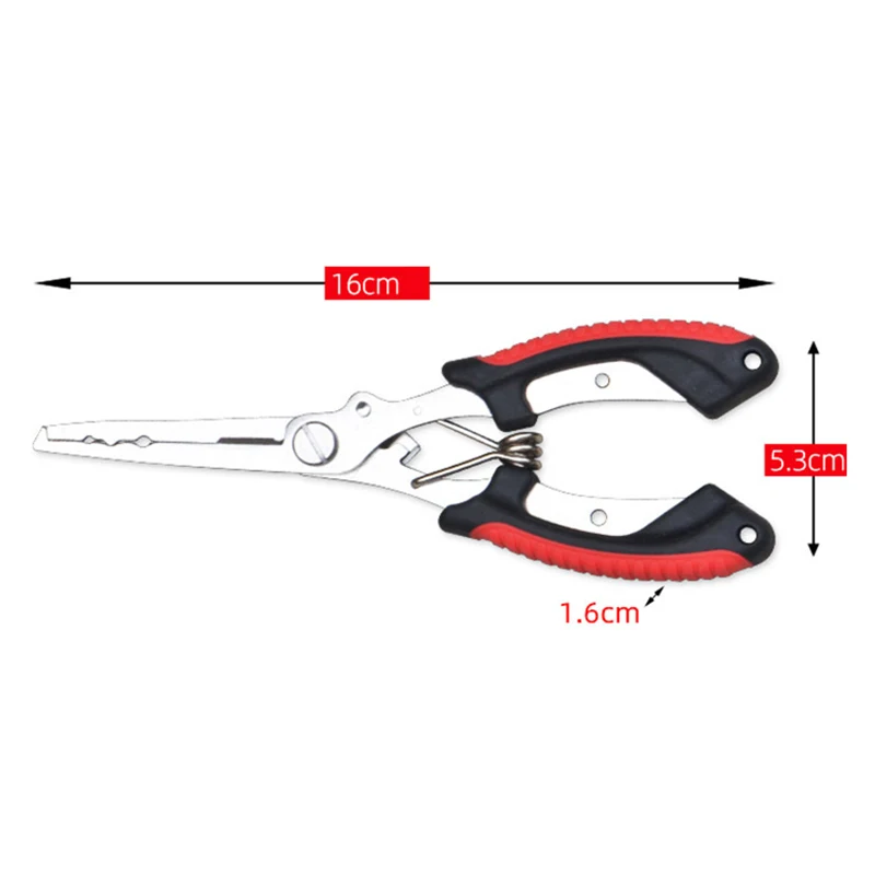 Stainless Steel Fishing Pliers Fishing Hook Remover Saltwater Resistant Fishing Braided Line Cutter Scissors Fishing Equipment gallery 5