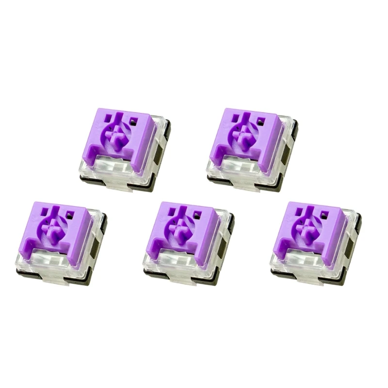 Sakelar Poros Rendah dengan Lampu Latar Responsif Sakelar Keyboard Optik untuk Keyboard Mekanis DeathStalker V2