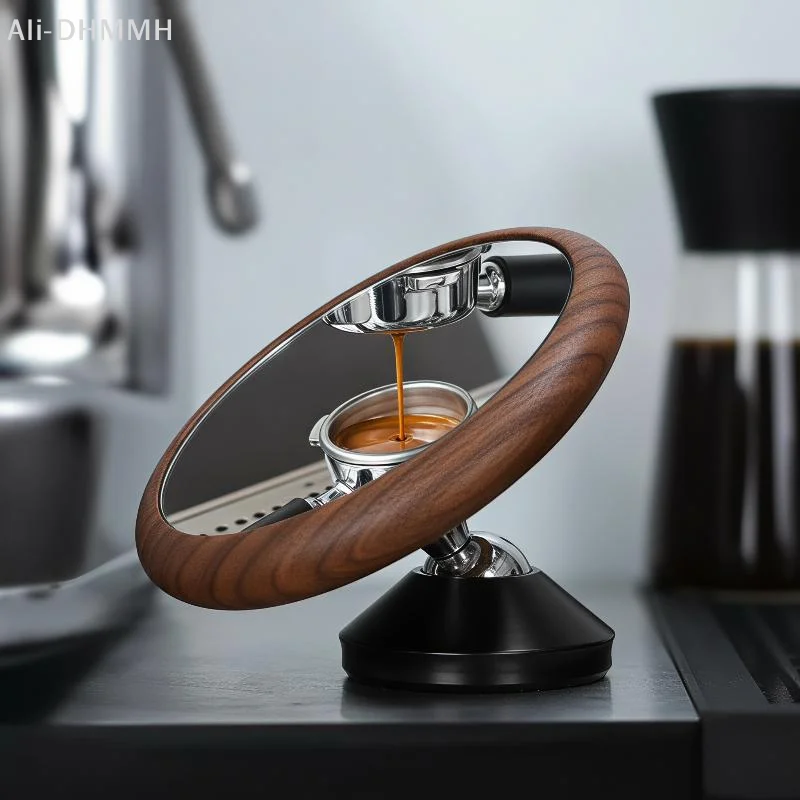 Espresso Extraction Observation Mirror Magnetic Portable Lens for Bottomless Portafilter Entry Level Barista Training Supply