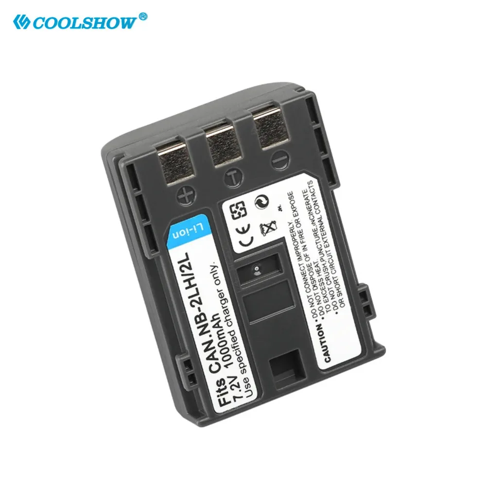 1000mAh Battery NB-2LH for Canon Rebel XT 350D 400D HV40 G9 G7 S80 S70 S30 S40 S45 S50 S60 NB-2L 2LH Camera Batteries Or Charger