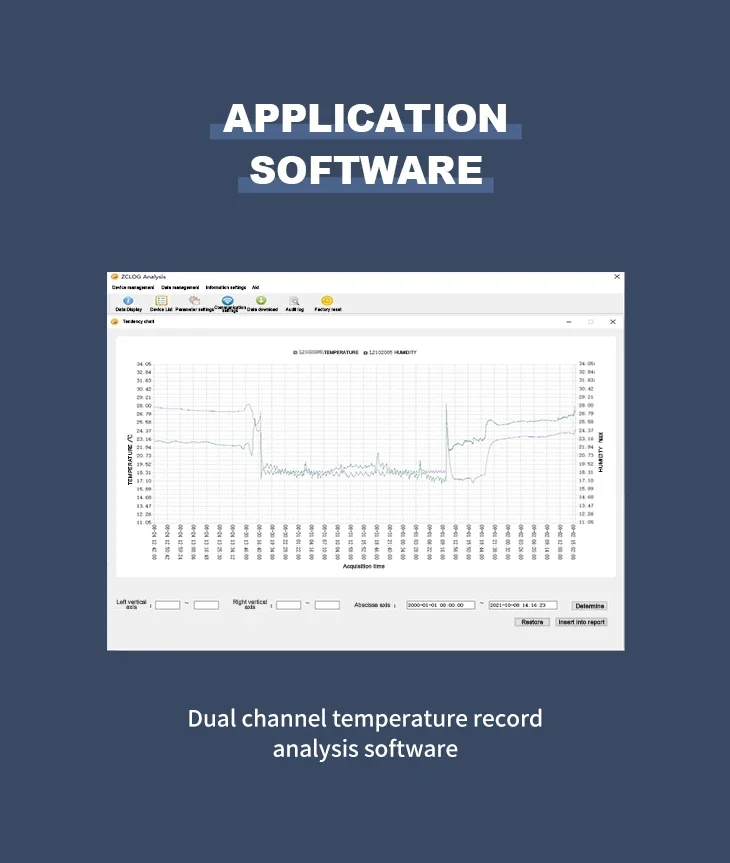 Monitor Digital de temperatura ambiental para refrigerador, almacenamiento de medicamentos y alimentos, doble canal, tipo T, registrador de datos de termopar