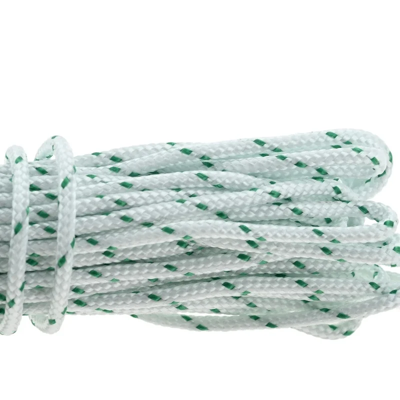 LUSQI 3MM/4MM*15M Pull Cord Recoil Starter Rope Replacement Accessories For Lawn Mower Chainsaw Trimmer Edger Engine Parts