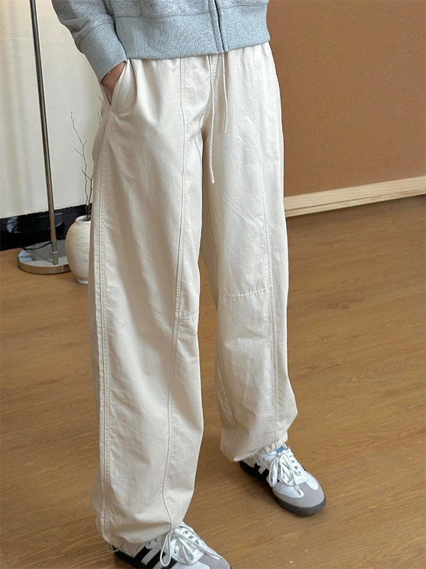 

Мужские брюки-карго в стиле пэчворк, осенние, модные, брендовые, с эффектом потертости, прямого кроя, премиум-класса