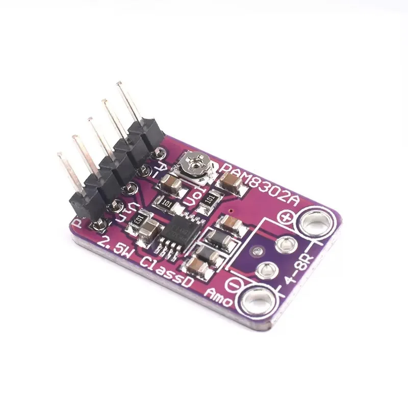 

4pcs PAM8302 Mini Mono Audio Amplifier Board Class D 2.5W Adjustable Volume for Arduino DIY Speaker