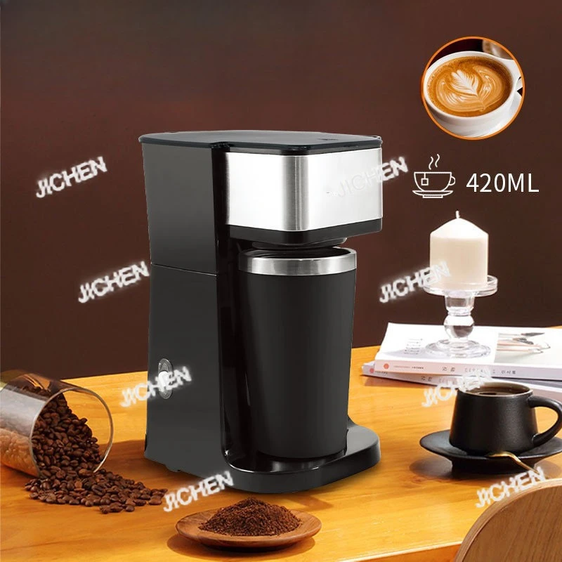 

Американская кофемашина 110 В, американская кофемашина для приготовления чая с молоком, автоматическая кофемашина для заваривания с чашкой