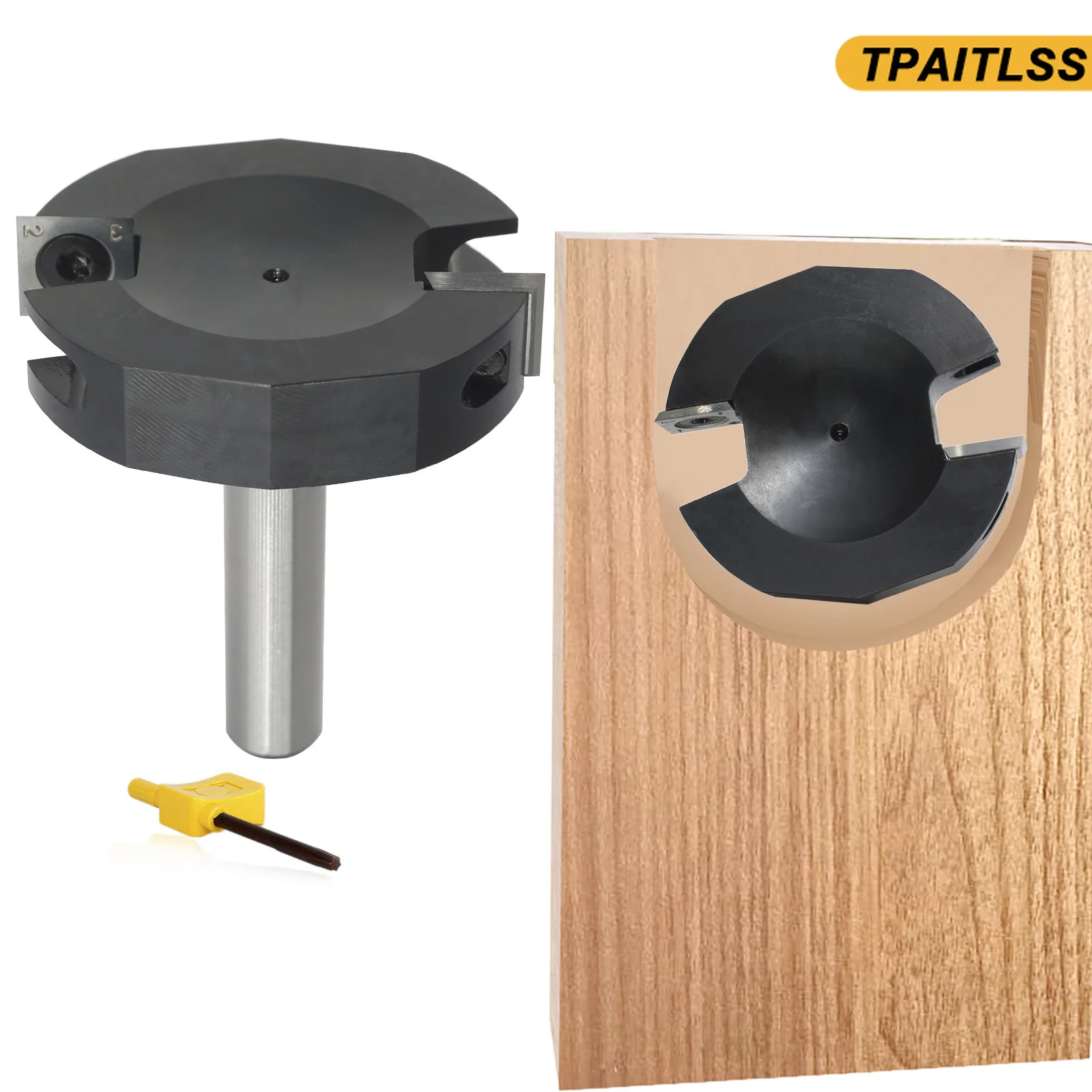 Spoilboard Surfacing Router Bits 2 Wing Design Flattening&Rabbeting Planing Milling Cutter Surface Planer ODM/OEM 1/2