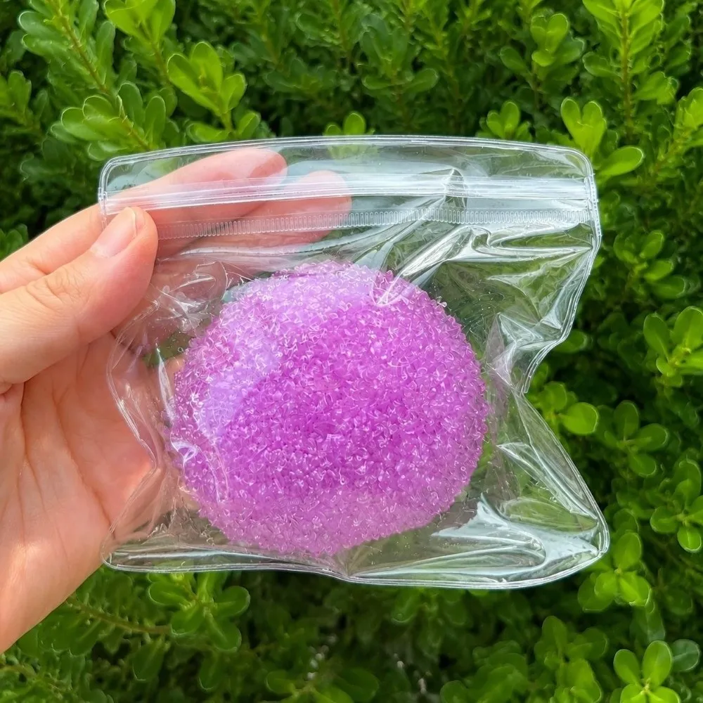 Slow Rising Crispy Skin Ball Shapeable Slow-rebound Squeeze Ball Super Soft Crushed Ice Sensory Fidget Ball Stocking Stuffer