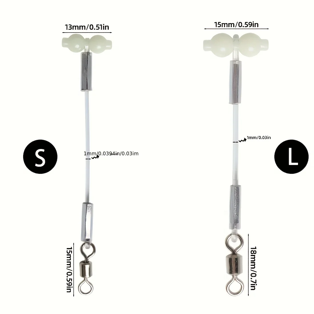 10 stücke Leucht Kürbis Balance Halterung Angeln Kürbis Schwenk Stecker Meer Angeln DIY Angeln Gruppe Fern-casting Balance Unterstützung – Detail 3
