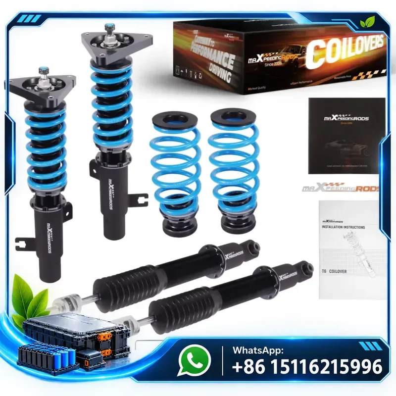 T6 Coilover Lowering Kit Shocks Struts Assembly for Nissan Sentra B18 Multi Link Suspension 2020+ Daily Use