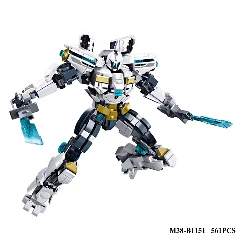 New Product Movie Figures Mecha Series Robot City Mech Warrior Model Building Block Set Robot Bricks Toy For Boys Gifts 561PCS