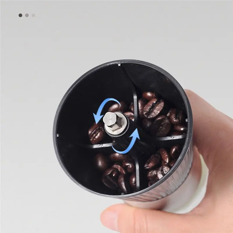 ABCL Manual Coffee Grinder Portable Hand Coffee Bean Grinder for Home Office Traveling Espresso Coffee Bean Tools 160ML