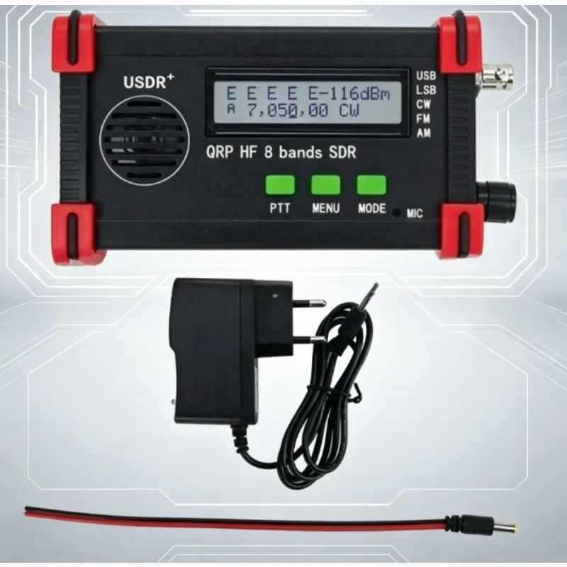 5W QRP HF 8-Band SDR Transceiver | USDR+ All Mode FT8 USB LSB CW FM AM
