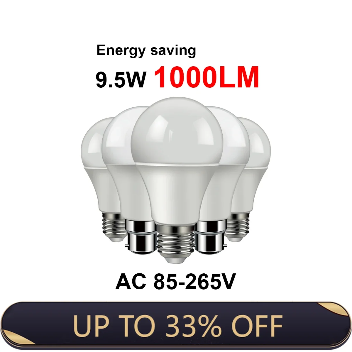 A60 lampara led 220v 110v bulb lights E27 B22 9.5W 1000lm High Lumen lighting for living room led bulbs for house for home