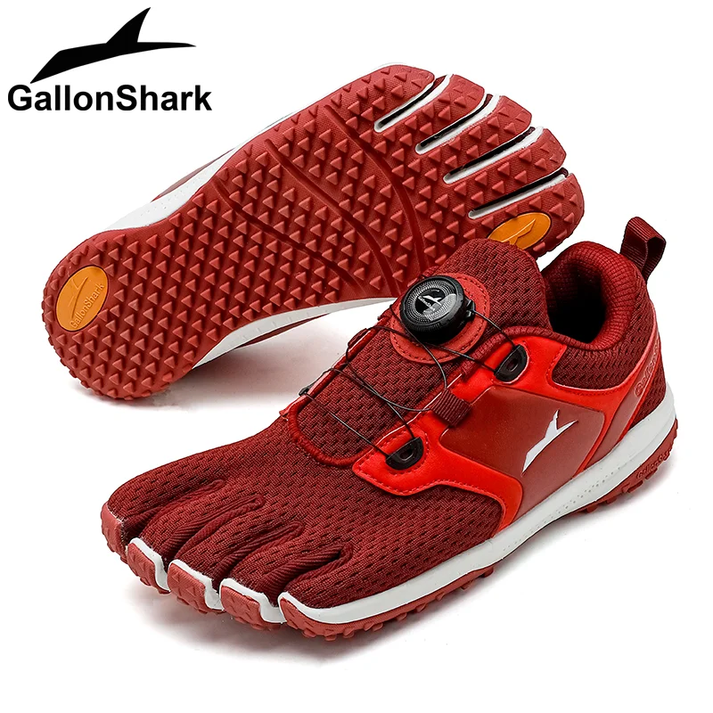 

Five Finger Barefoot Shoes with BOA Closure, Breathable Mesh Water Shoes for Paddleboarding & Yoga