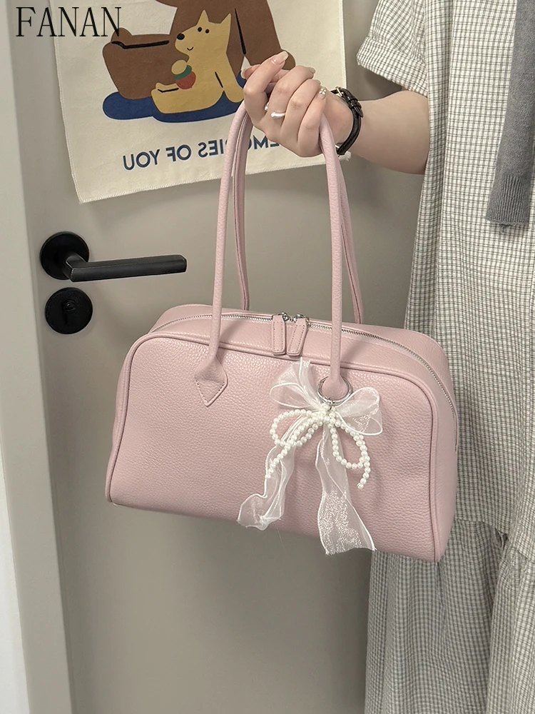 

Fashionable Large Capacity Handbags for Women Commuting Single Shoulder Bags Sweet and Cute Women's Underarm Bag 2025 New