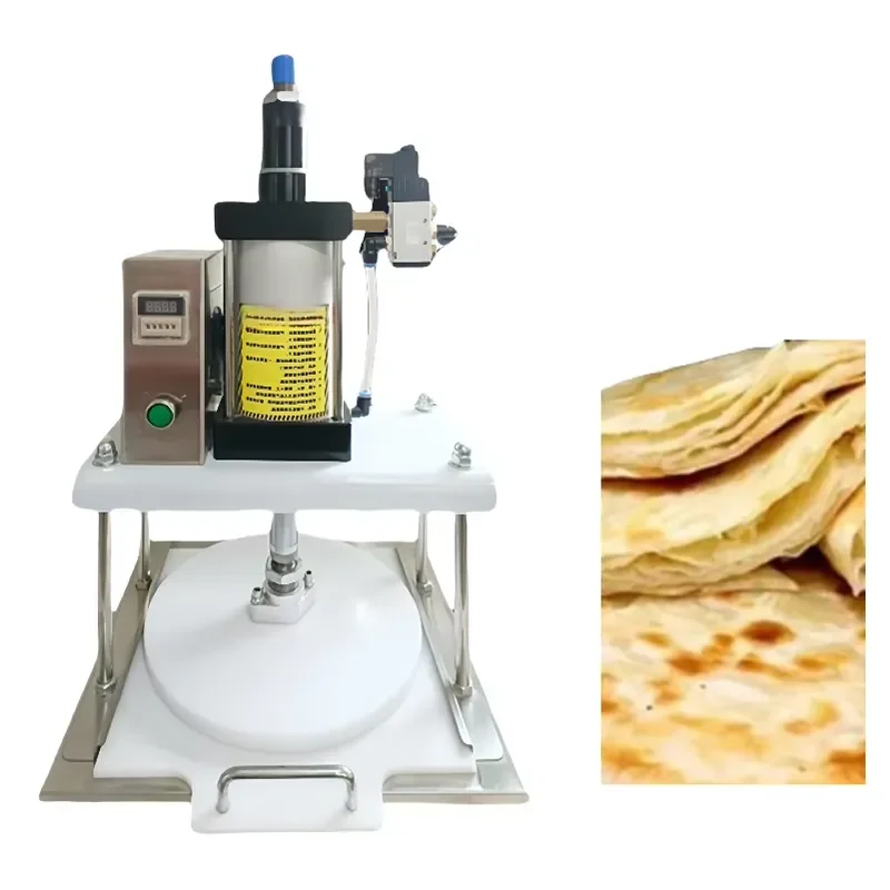 New Pancake Press Forming Machine for Restaurant Use for Spring Roll Roast Duck Cake Wrapping Pizza Thin Bread Dough