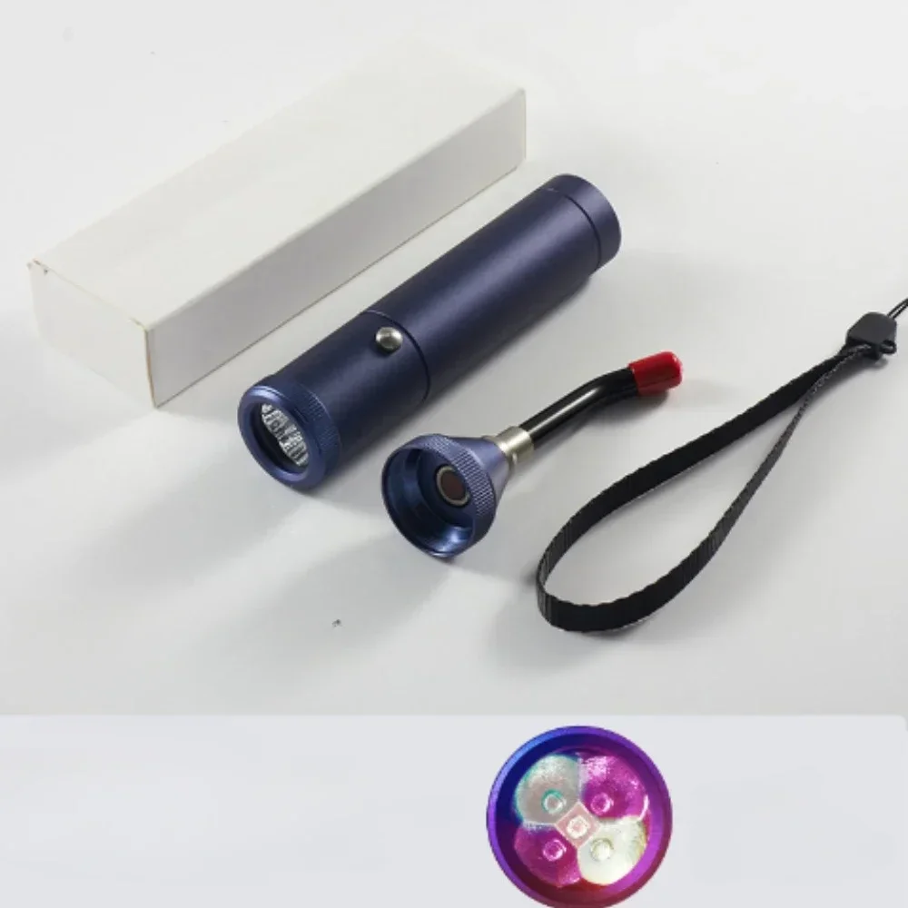 Profession Red Blue Light LED Physiotherapy Flashlight Canker Sore Treat Devices Light Therapy Devices Lip Nose Ears Body Muscle