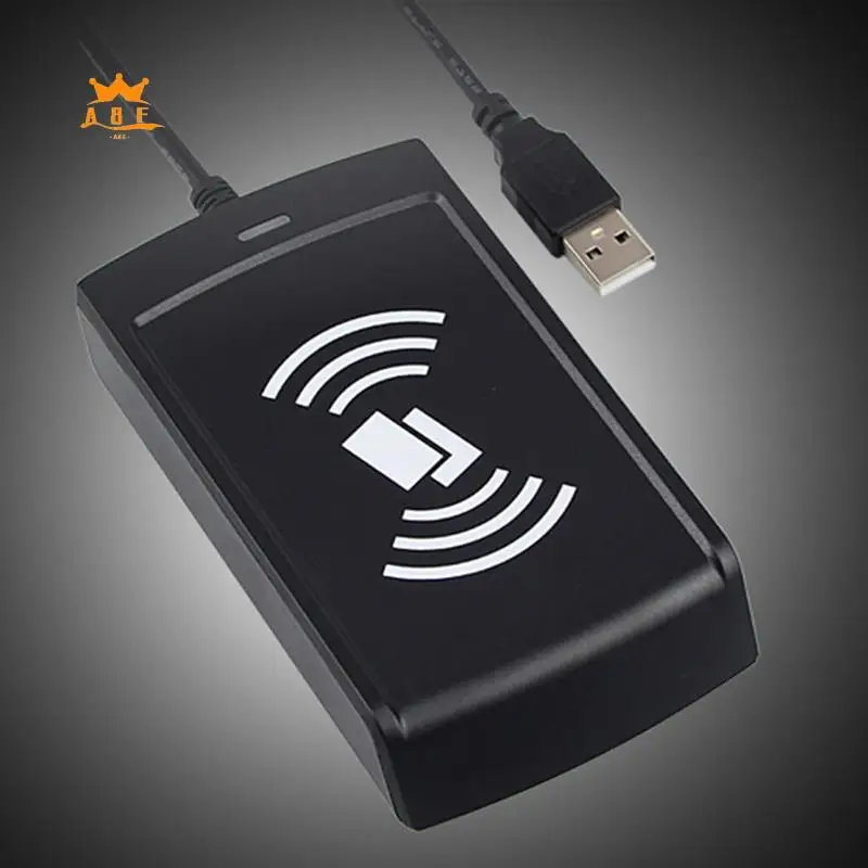 

A08E-USB RFID Reader IC Card Reader NFC Card Reader USB HID Smart Card Reader Support Window Linux System