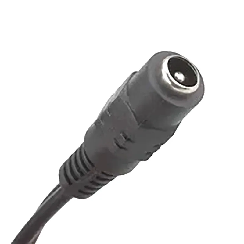 (1 Female to 2 Male) DC 5.5×2.1mm Power Splitter Cable- Dual Output Extension for CCTV Cameras, LED Strips