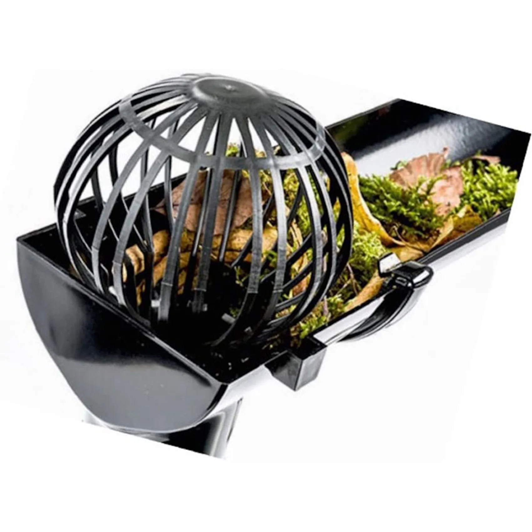 B28C-8PCS Gutter Guard Downspouts Filter Strainer Preventing Leaf Debris Branches Roof Moss From Clogging The Pipes