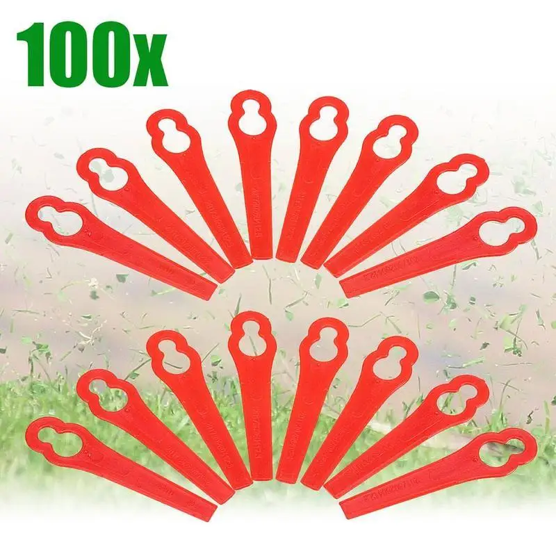 Imagem -03 - Aparador de Jardim de Substituição de Plástico Cortador de Jardim Ferramenta de Jardinagem de Renda Grama Gramado F6n7 100 Pcs