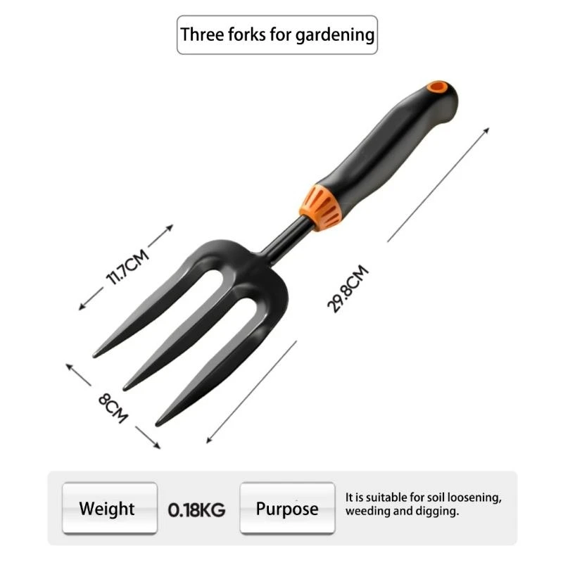 

652F Gardening Tool Set Planting Flowers Potted Plant Transplanting Small Shovel Household Catching Sea Vegetable Rake