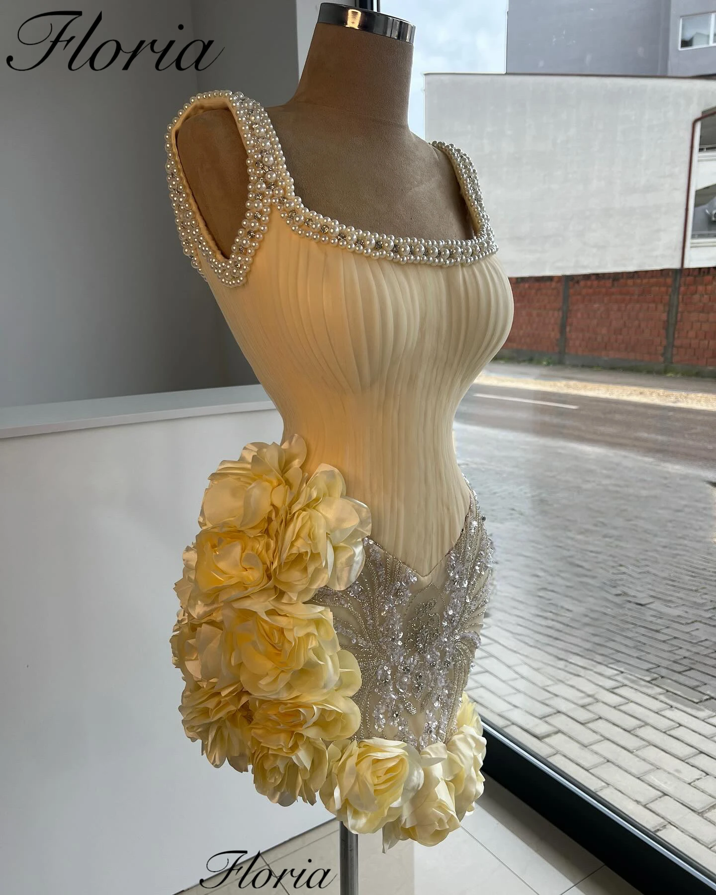 

2025 Newest Light Yellow Cocktail Dresses Mermaid Simple Spaghetti Prom Party Dresses Homecoming Dress Customized Vestido Festa